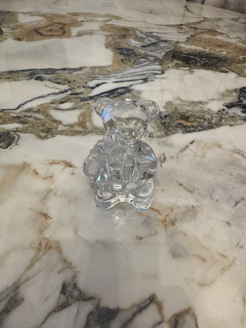 Baccarat ノエル テディベア 　クリア　bear present 熊