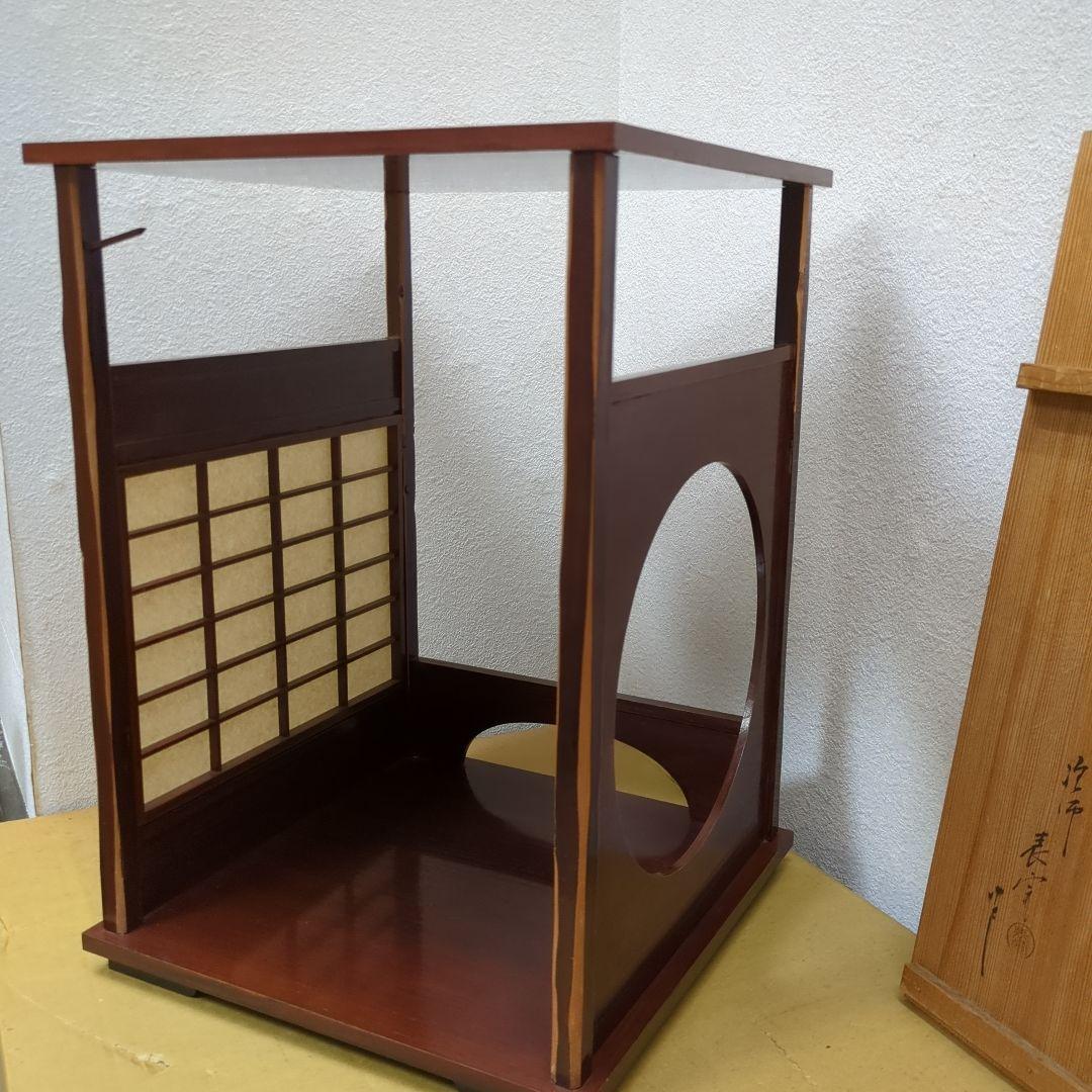 吉野棚　表完作　茶道具　茶棚　棚　木製　漆器　茶道　お点前　木箱
