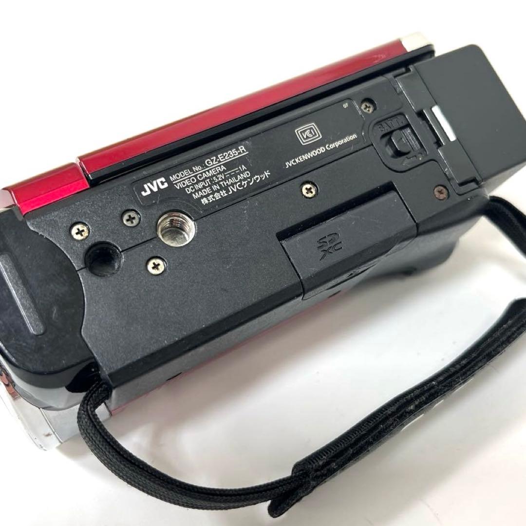 【動作確認済】JVC ケンウッド Everio GZ-E235-R ビデオカメラ