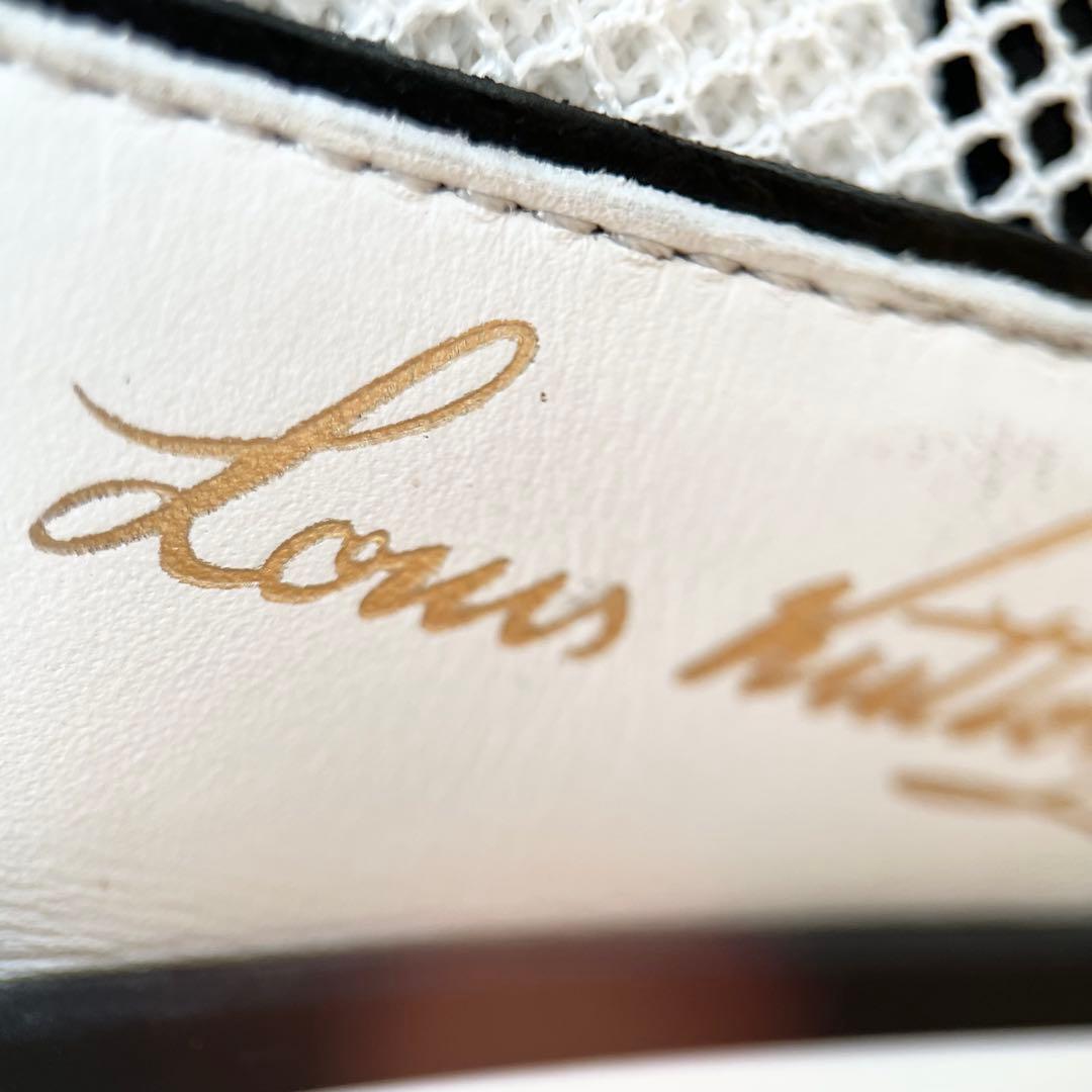 美品 ルイヴィトン LV トレイナー スニーカー モノグラム デニム 26.5