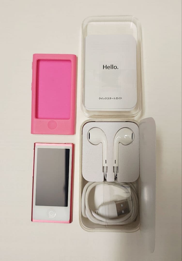 【美品】Apple iPod nano 第7世代 16GB ピンク 付属品あり