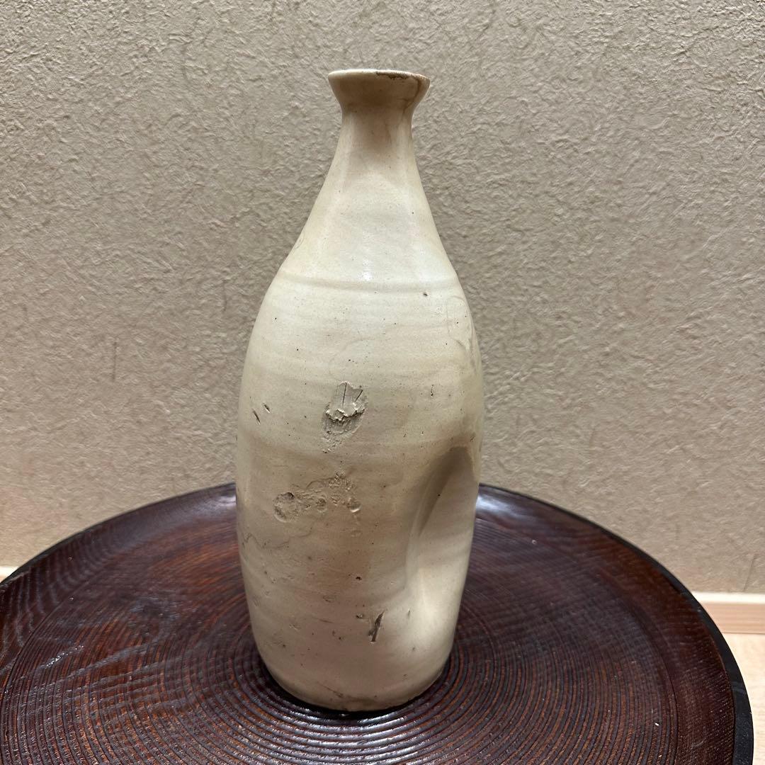 白丹波　丹波焼き　徳利　大徳利　骨董　酒器 お預け徳利