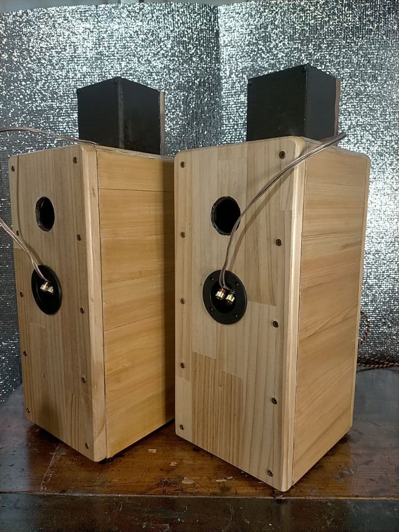【自作044】3way-WホーンVCC White-Wood Edition