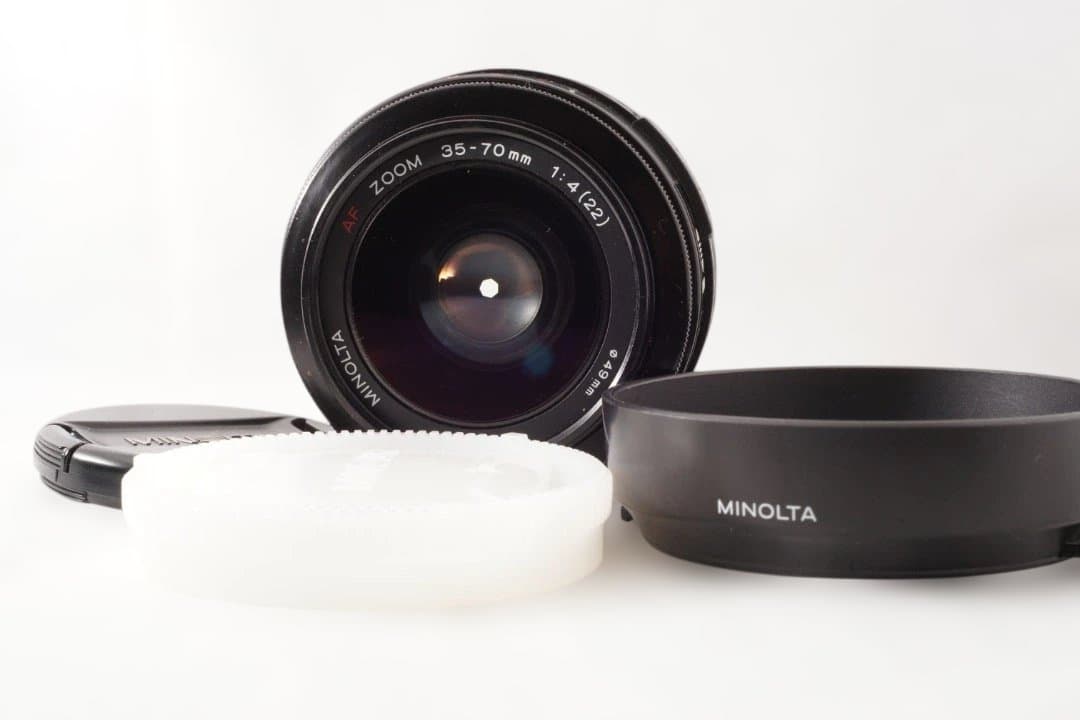 MINOLTA α-7 一眼レフフィルムカメラ AFレンズ４本セット