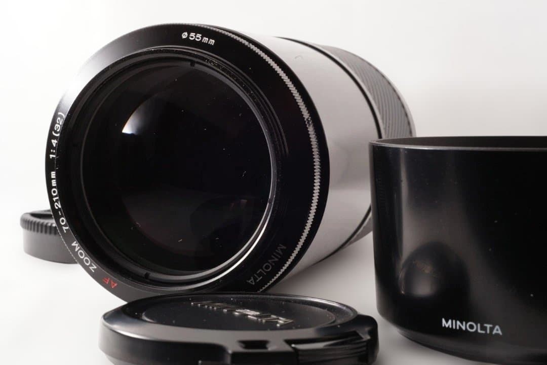 MINOLTA α-7 一眼レフフィルムカメラ AFレンズ４本セット