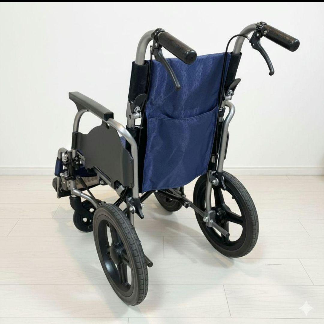 ♿人気の現行モデル とても便利な多機能超軽量 介助式 車椅子 ノーパンクタイヤ