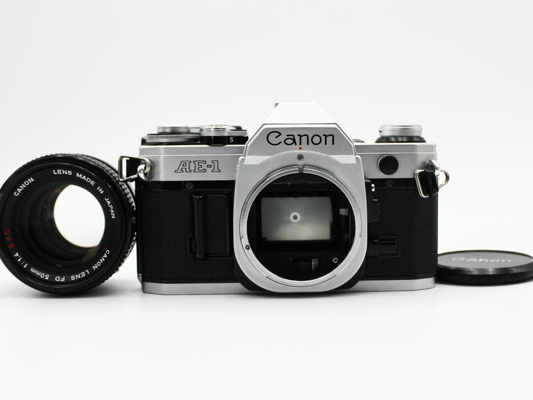 【動作品】Canon AE-1 FD 50mm F1.4 S.S.C レンズ付