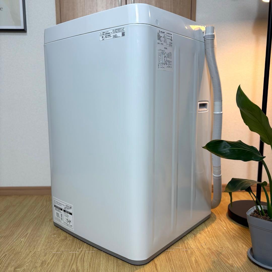 2024年製 洗濯機 一人暮らし 単身用 5kg 送料設置無料 シャープ