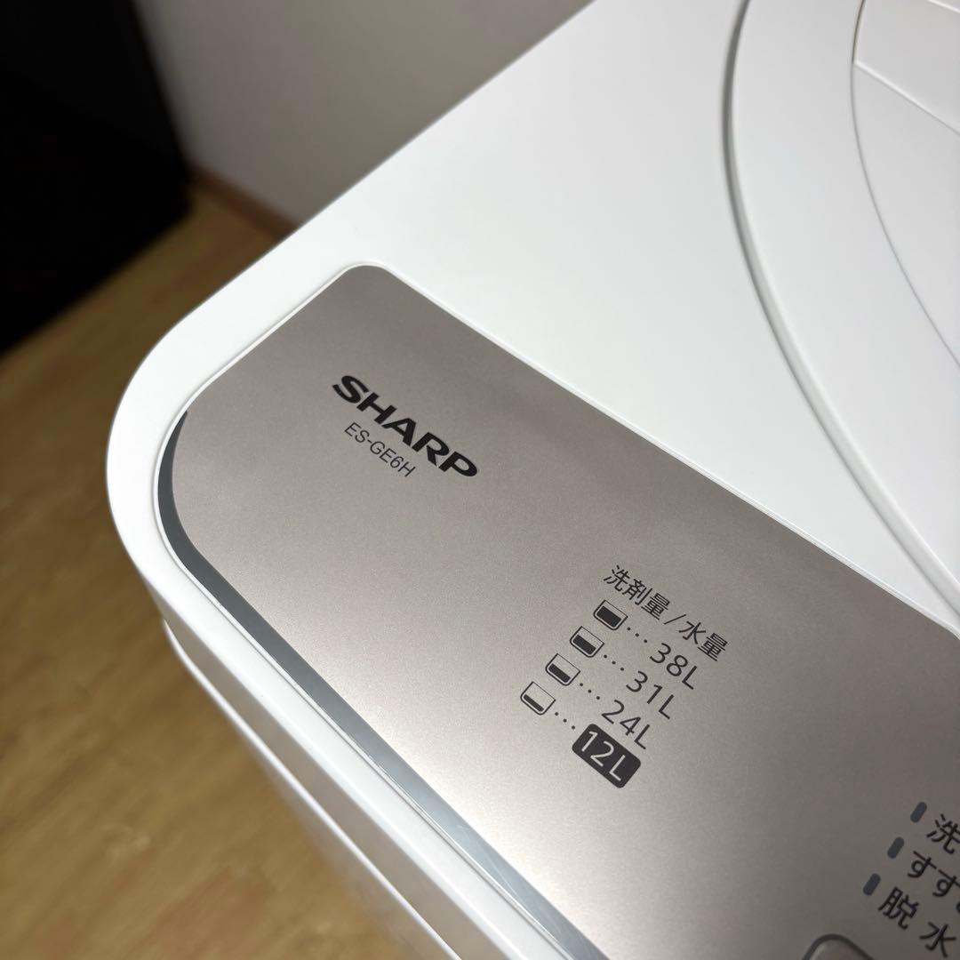 2024年製 洗濯機 一人暮らし 単身用 5kg 送料設置無料 シャープ