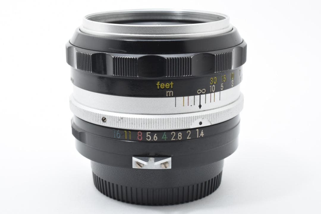 超美品 ニコン S Auto 50mm f1.4 箱付き MF レンズ H289