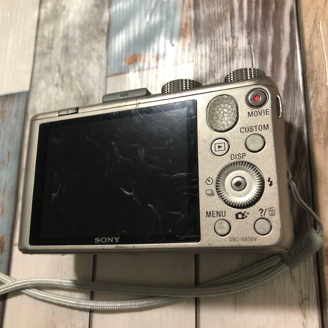 SONY ソニー DSC-HX50V シルバー　本体　バッテリー