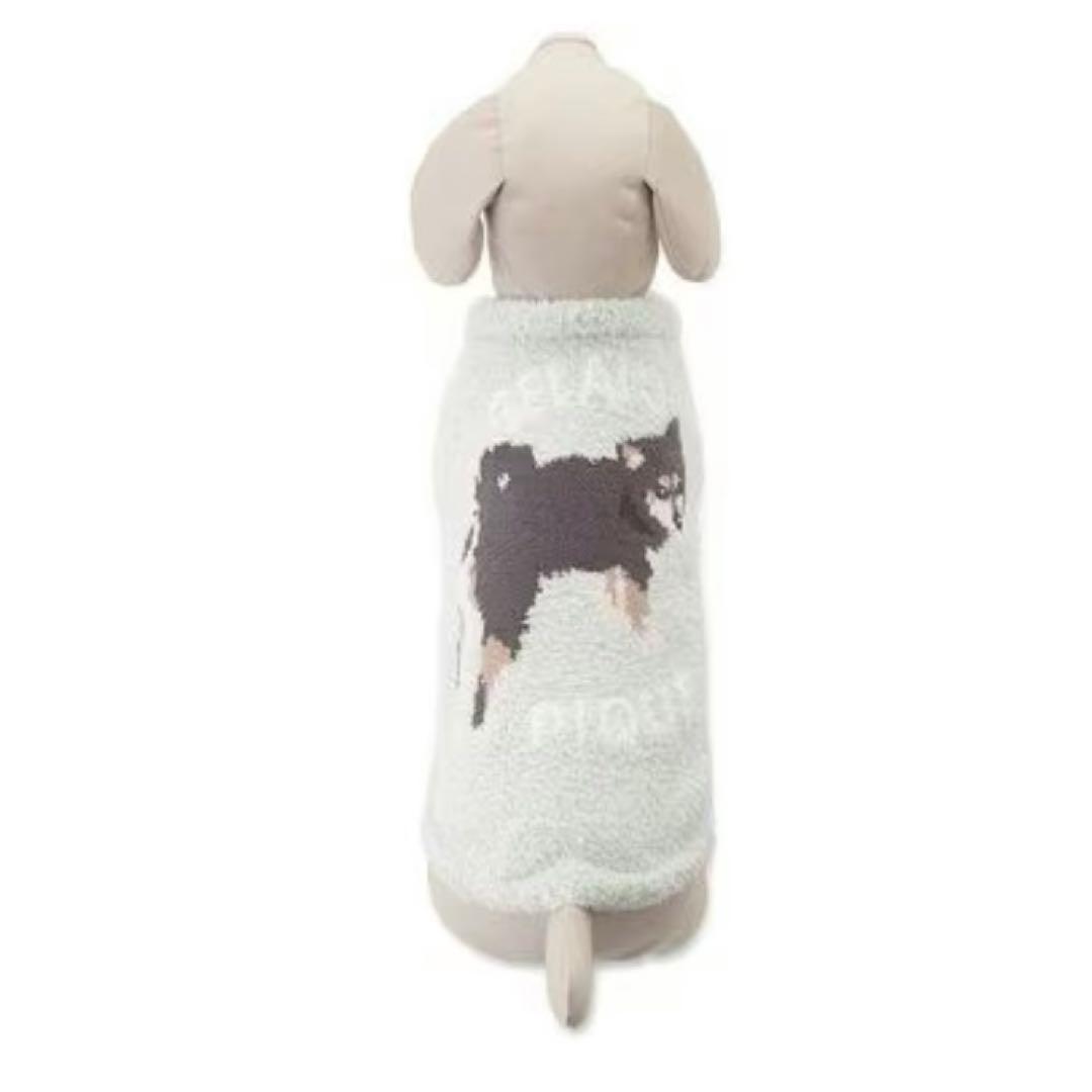 新品Lジェラートピケ　 DOG 柴犬 ジャガードプルオーバー 犬服　シバ