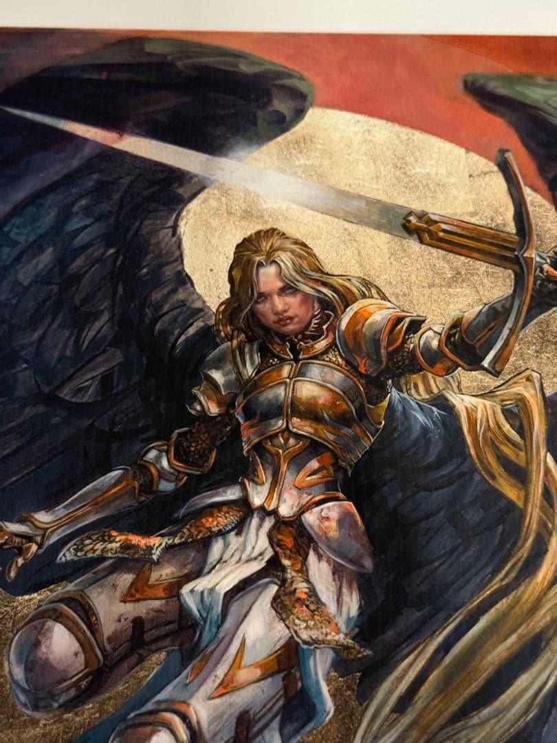 【MTG】セラの天使 アートプリント 直筆サイン入り マジック:ザ・ギャザリング