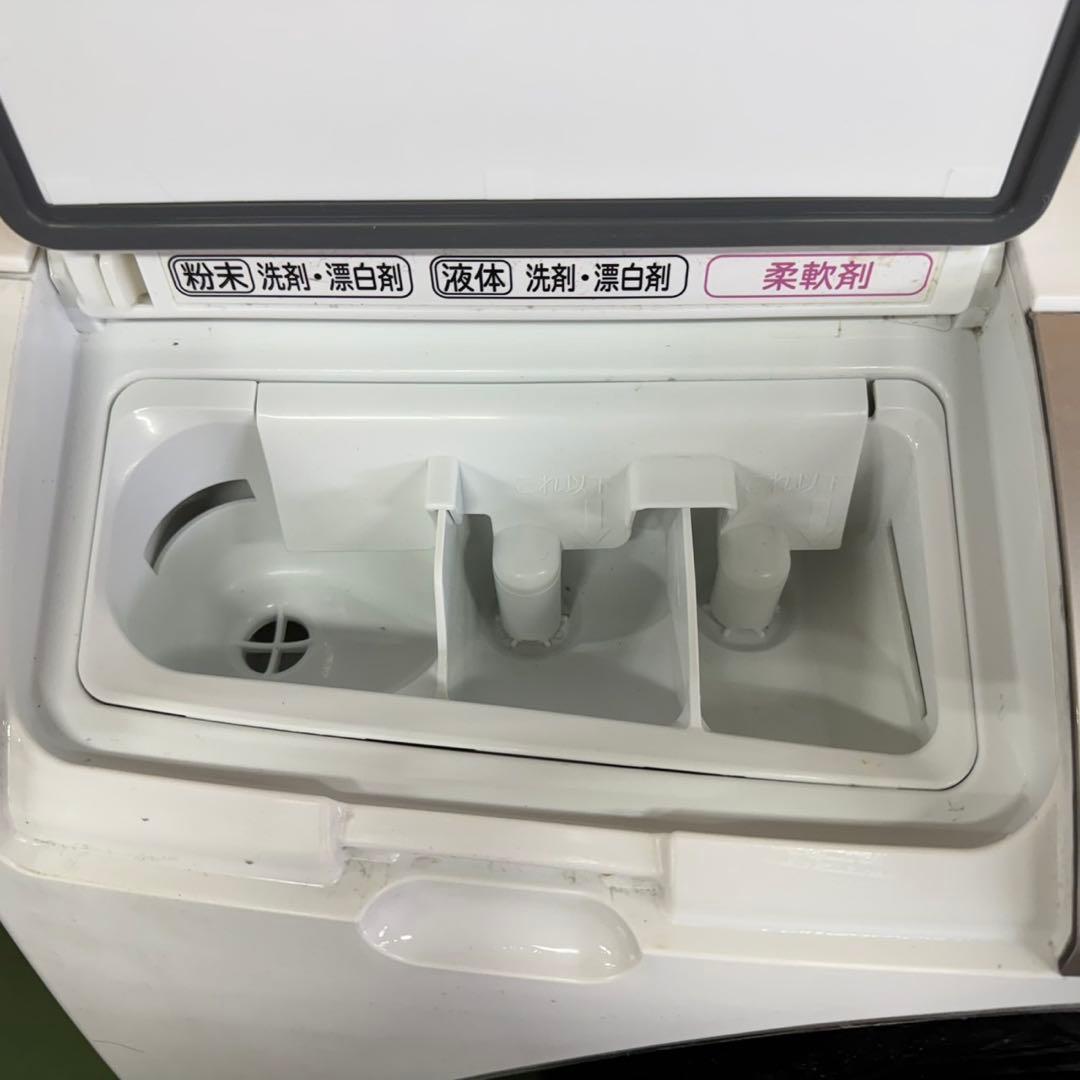 297 日立ビッグドラム洗濯機　乾燥付　10/6キロ　小型　一人暮らし　左開き