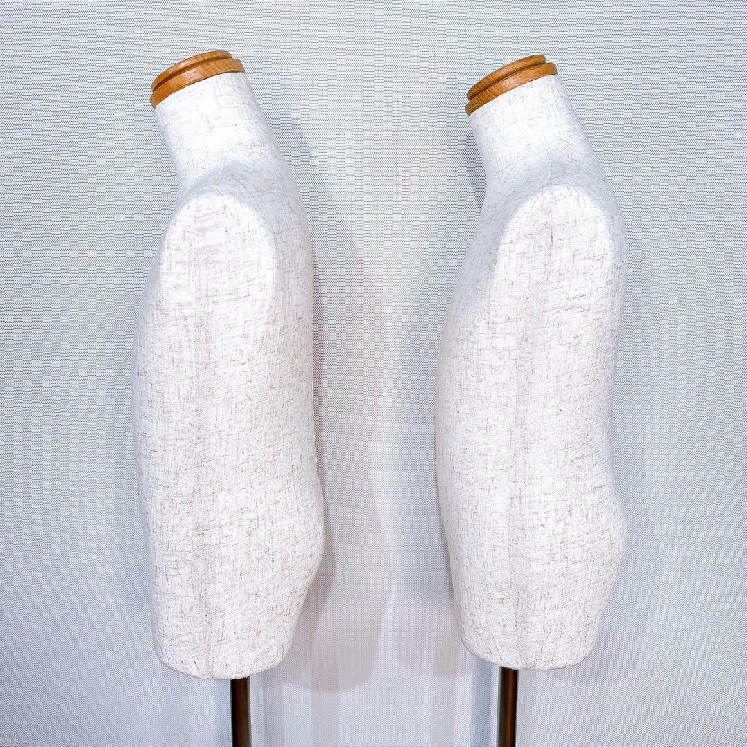 【美品】 子供用 布製トルソー 木製ヘッド付き 2体セット ②