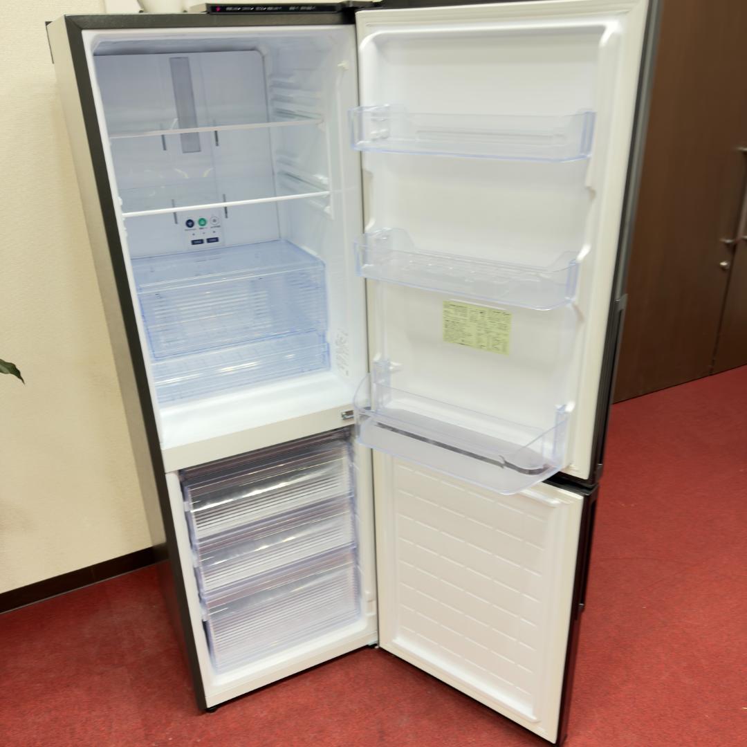 東京23区送料無料　美品シャープ2ドア冷蔵庫310L　人気ブラック洗浄/除菌済み