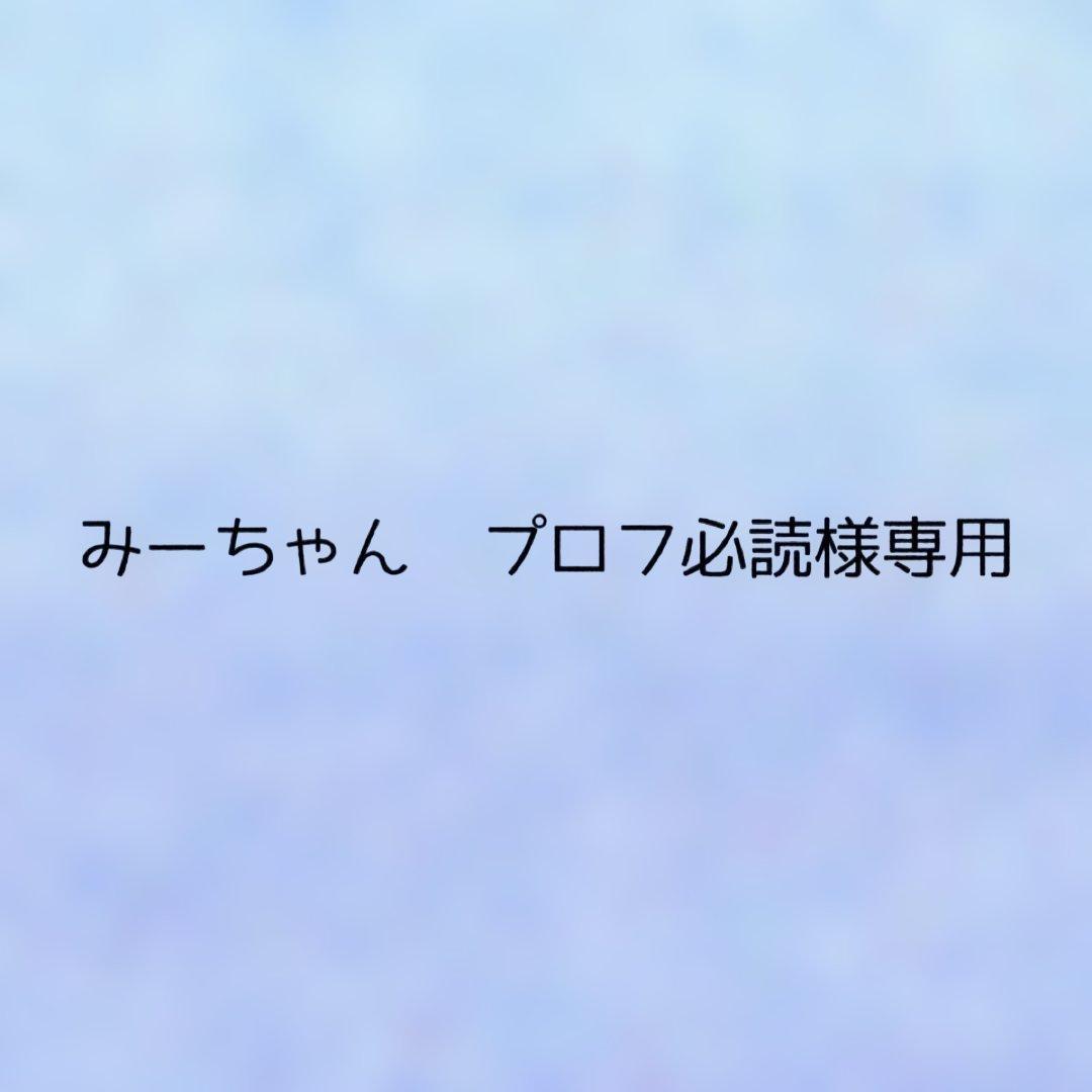 みーちゃん　プロフ必読 入園グッズ ハンドメイド