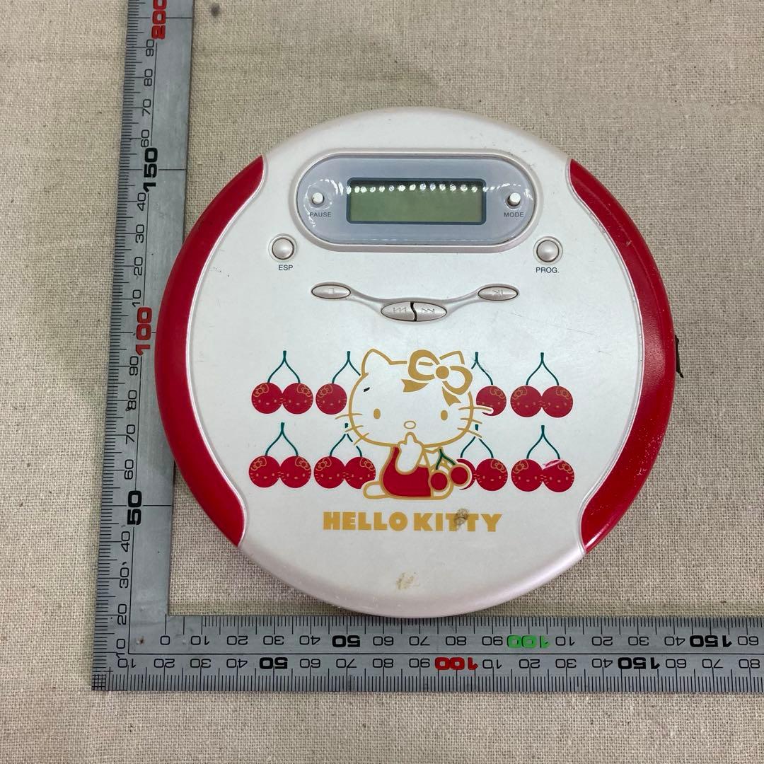 【レトロ】ハローキティ　ポータブルCDプレイヤー　Hello Kitty　レア