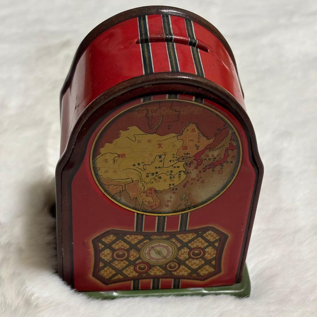 歴史的デザイン ブリキの貯金箱