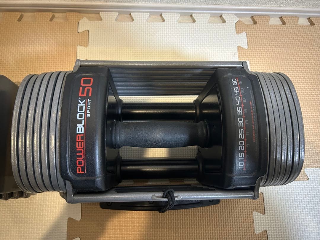 パワーブロック　ダンベル　ペア　可変式　22キロ　中古　美品