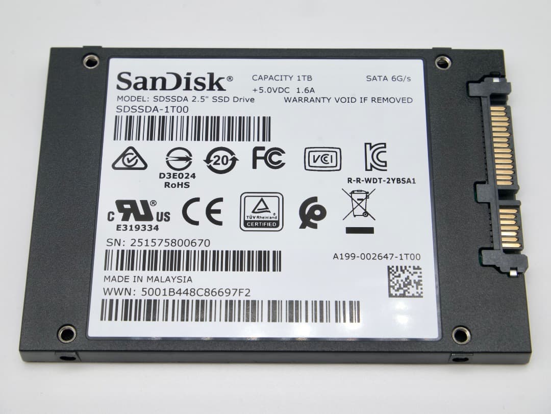 ＊サンディスク SanDisk 1TB SDSSDA-1T00-G27 正規品