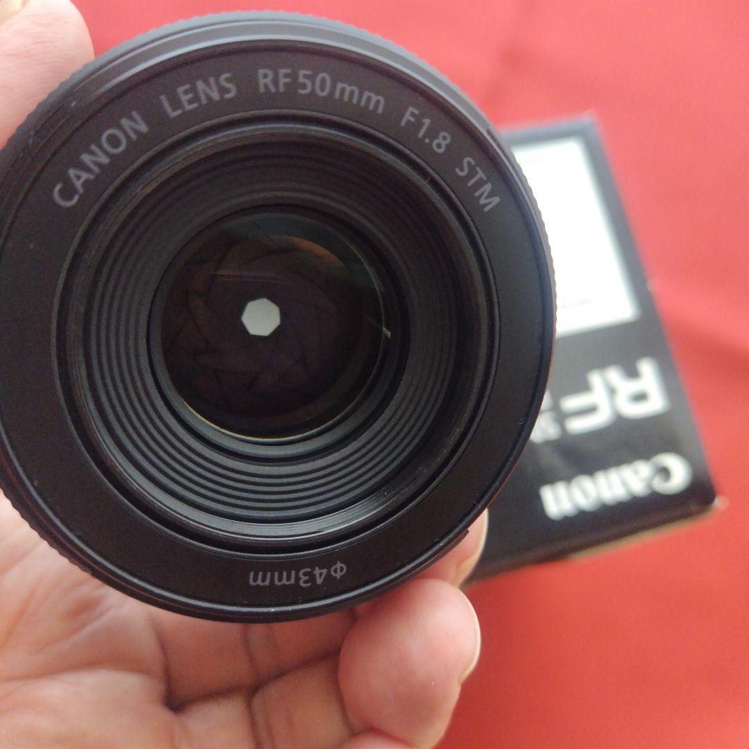 美品 Canon RF 50mm F1.8 STM 単焦点レンズ