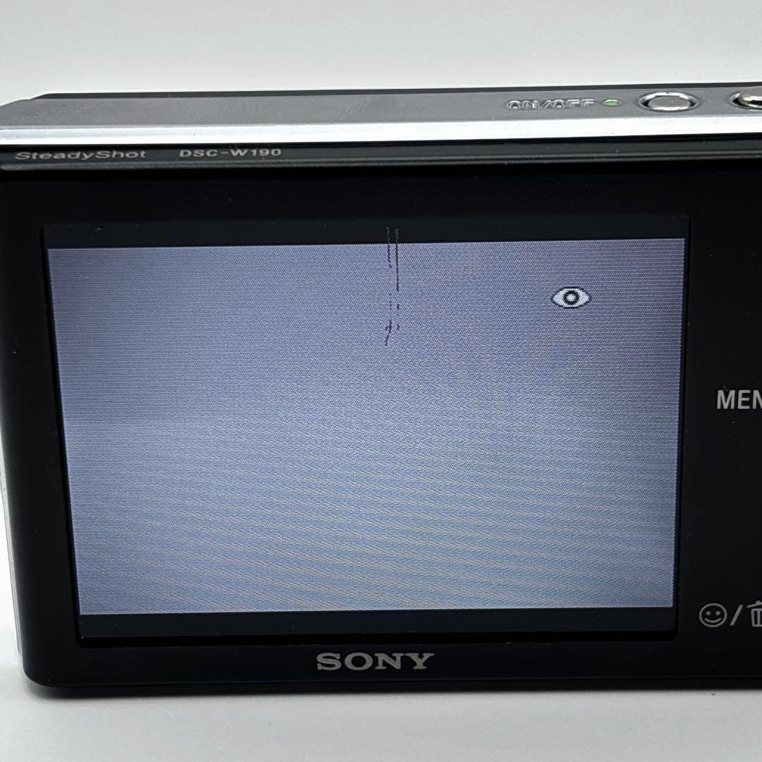 美品 SONY Cyber-shot W190黒 オールド コンデジ デジカメ