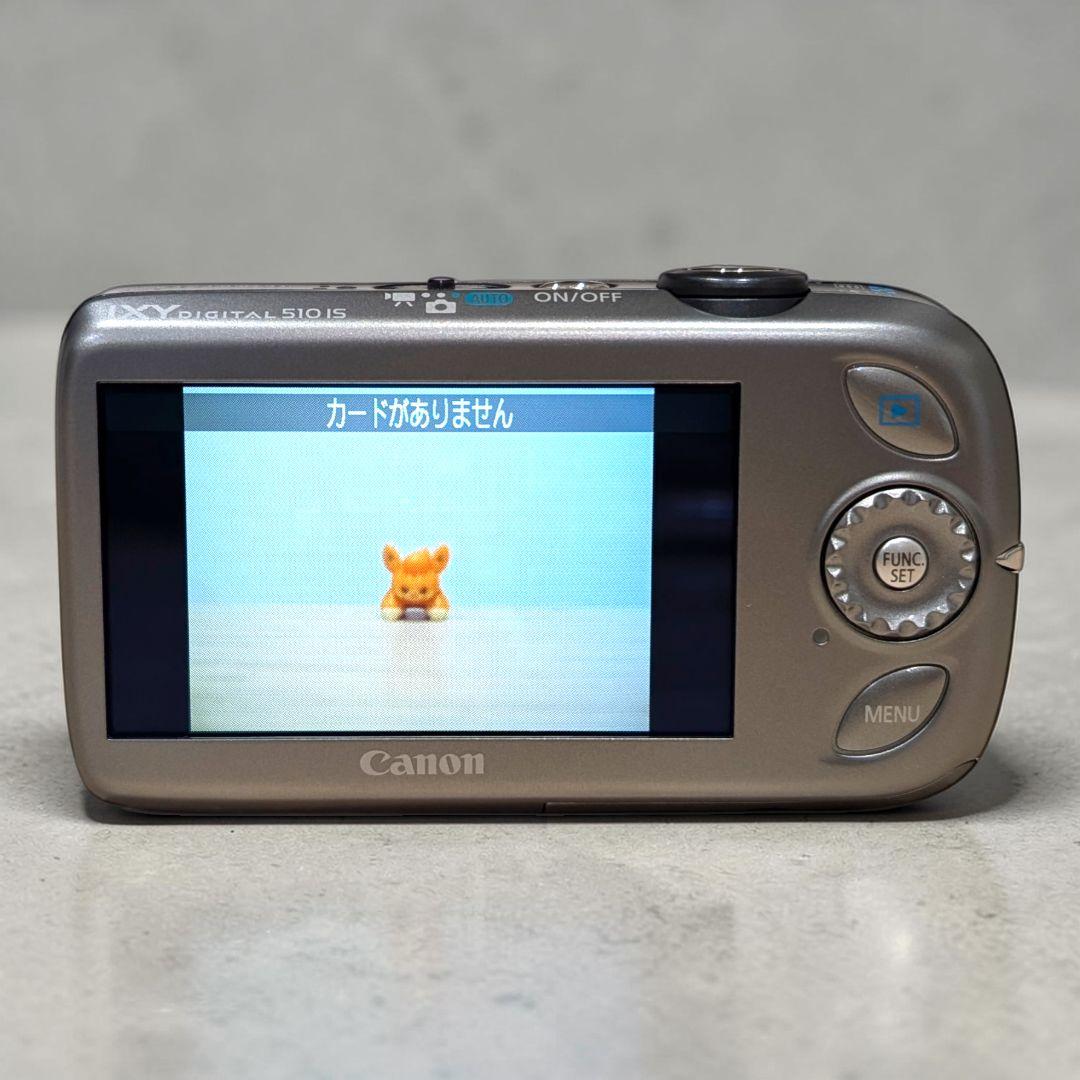 美品 大人気 動作確認済 Canon IXY 510 IS デジカメ シルバー