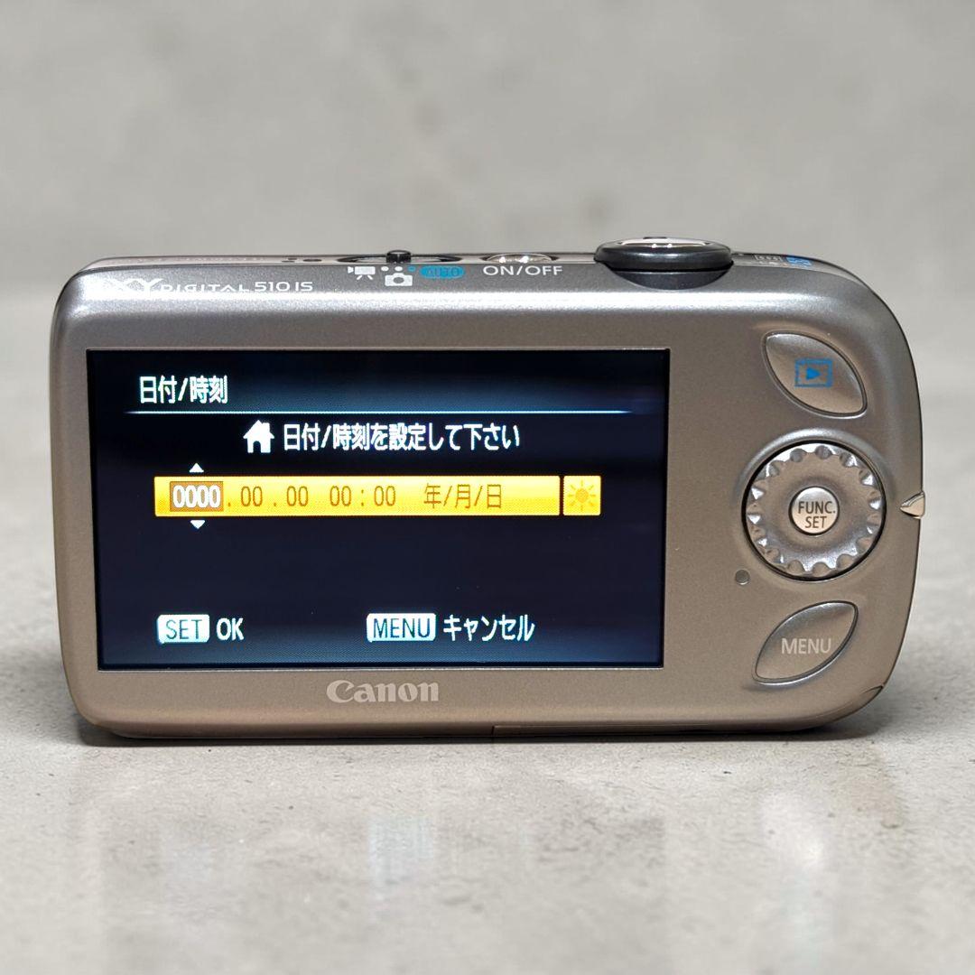 美品 大人気 動作確認済 Canon IXY 510 IS デジカメ シルバー