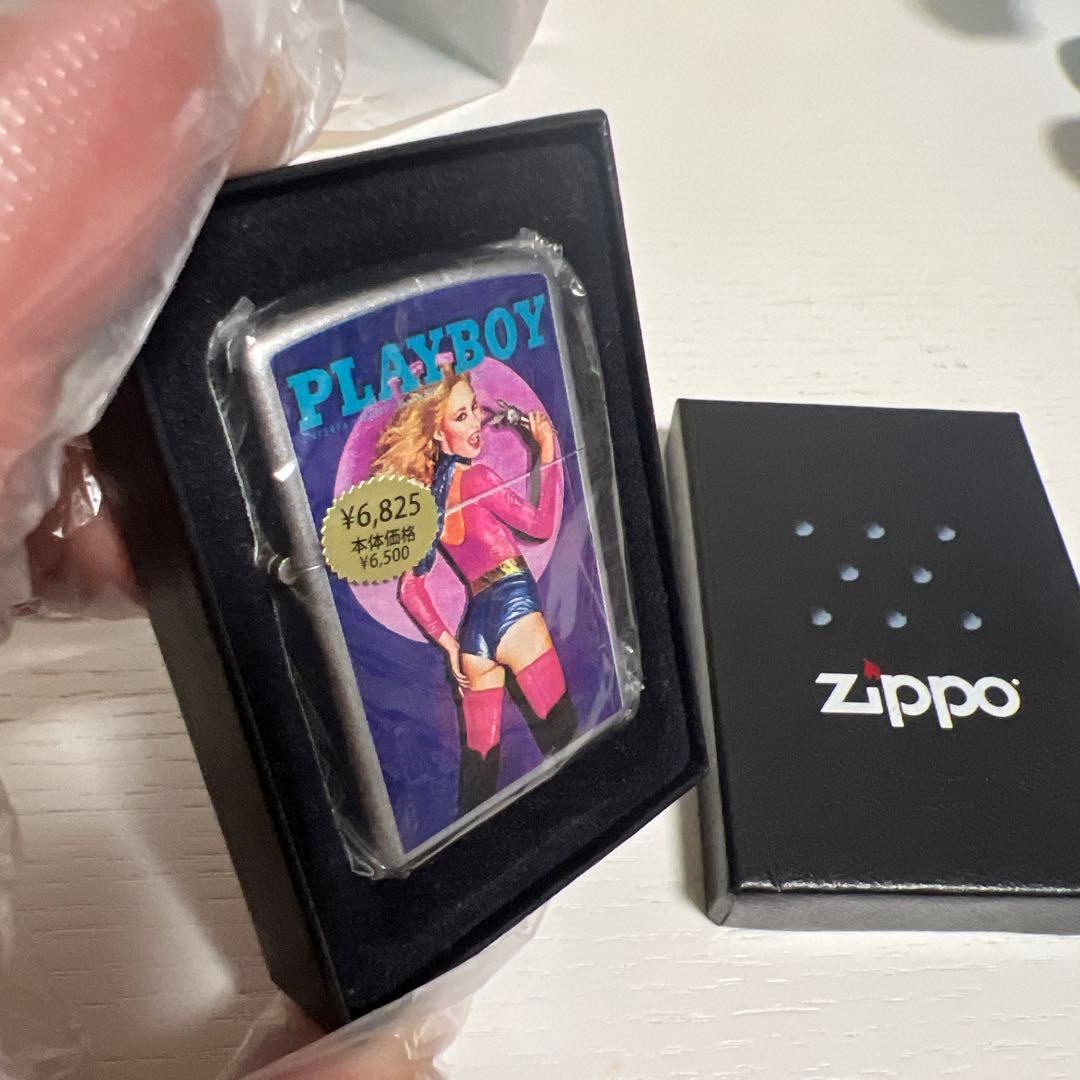 【未使用】ZIPPO PLAYBOY 2003年製 プレイボーイ ジッポー 箱付
