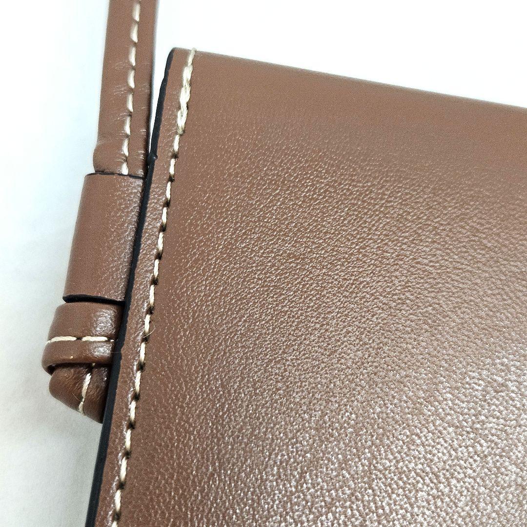 CELINE　セリーヌ　サングラスケース　眼鏡ケース　小物入れ　ブラウン　レザー