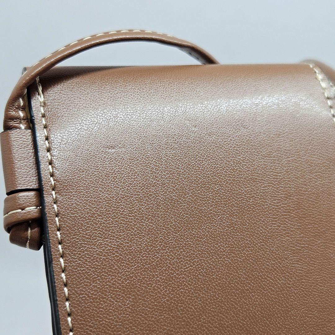 CELINE　セリーヌ　サングラスケース　眼鏡ケース　小物入れ　ブラウン　レザー