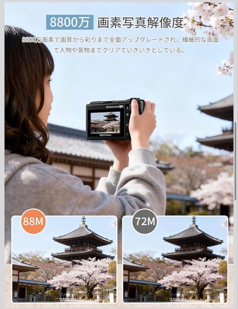 【新品未開封】8K Ultra HD デジタルカメラ 88メガピクセル