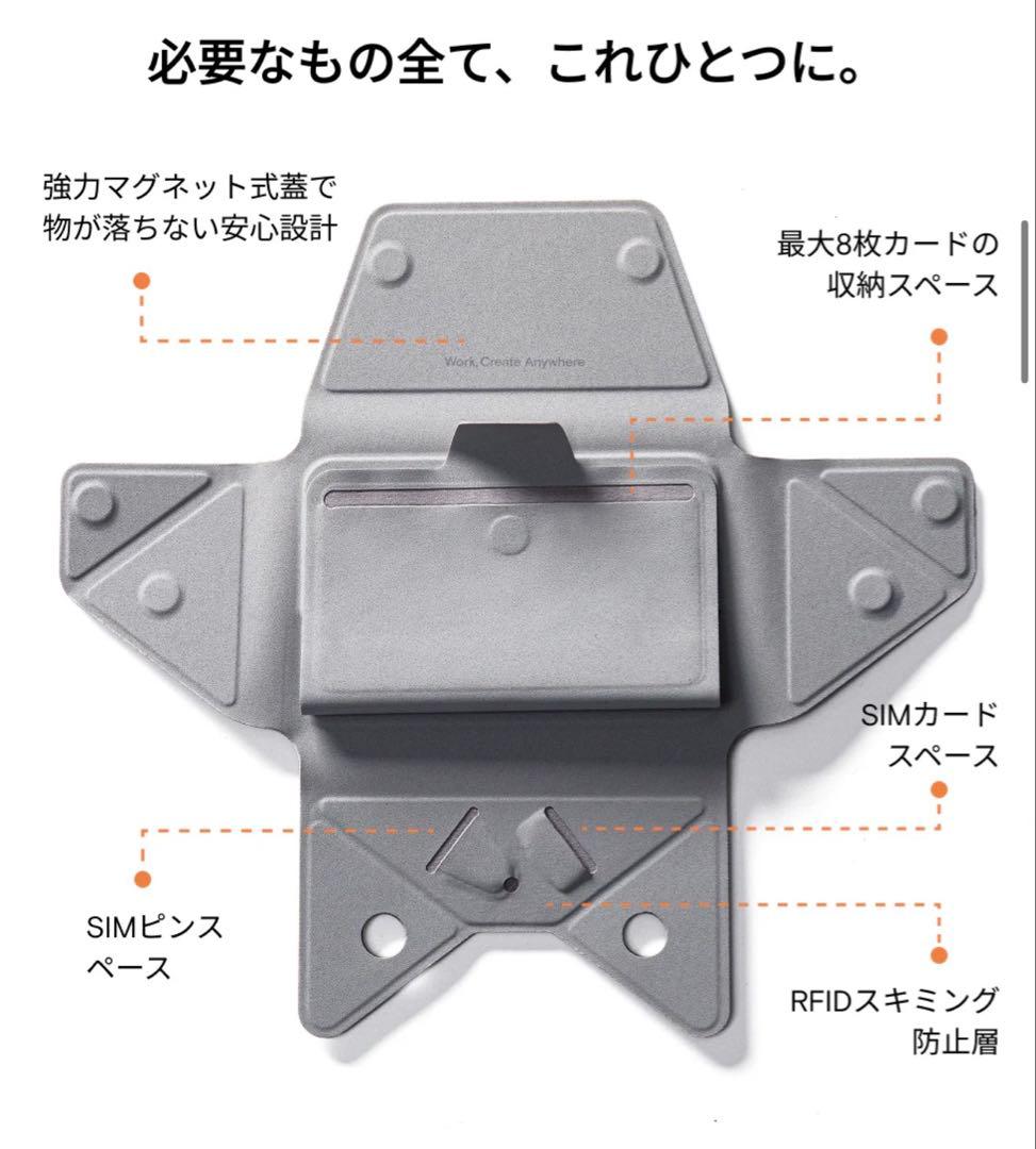 MOFT iPhone 16 レザーケース、多機能カードケース＆スタンド