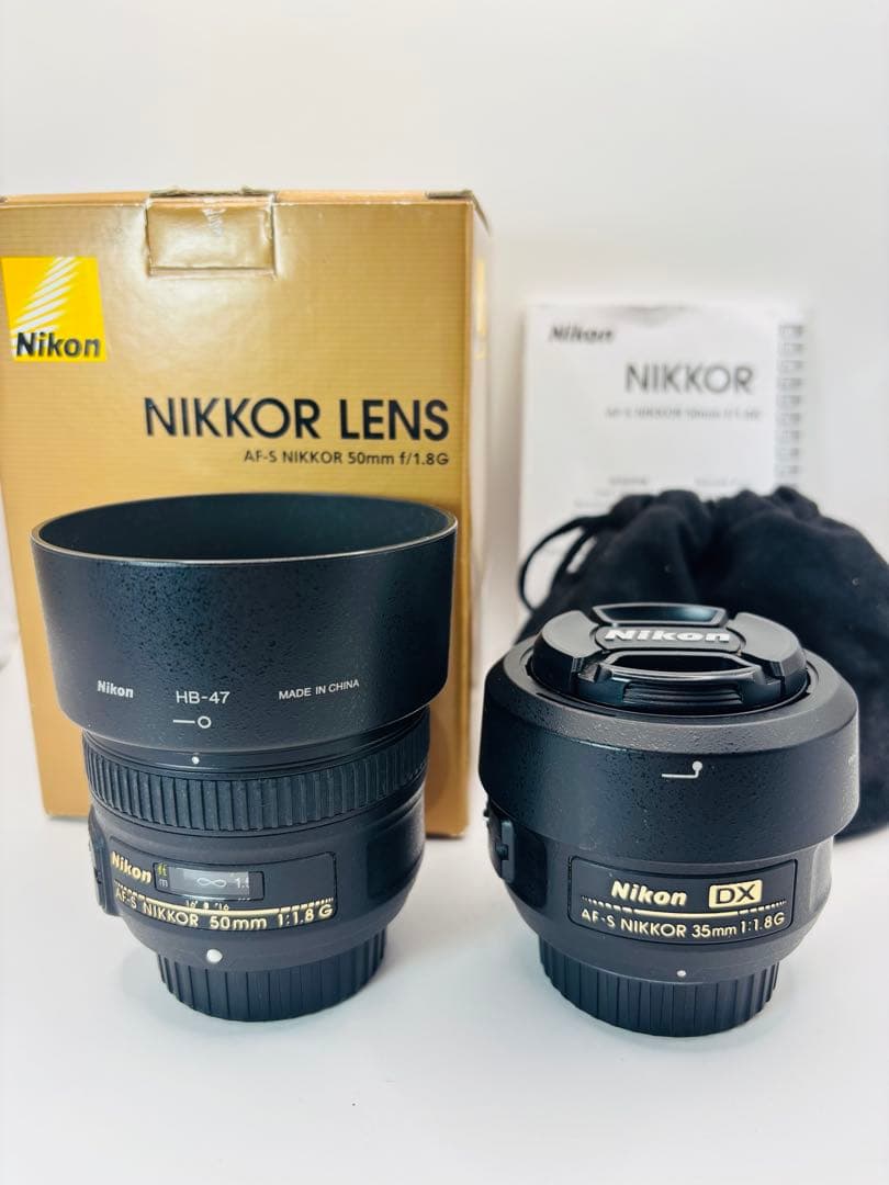 Nikon AF-S DX 35mm 1.8G&50mm F1.8G セット