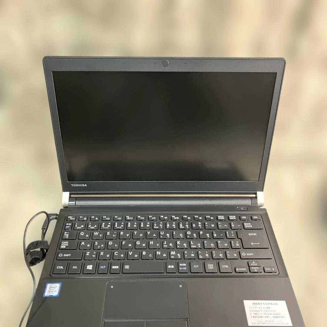 東 芝 ノートPC Rシリーズ73 13インチi3-6006U