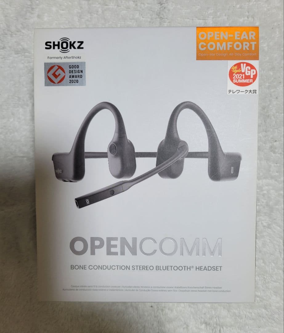 SHOKZ OPENCOMM C102 骨伝導ヘッドセット