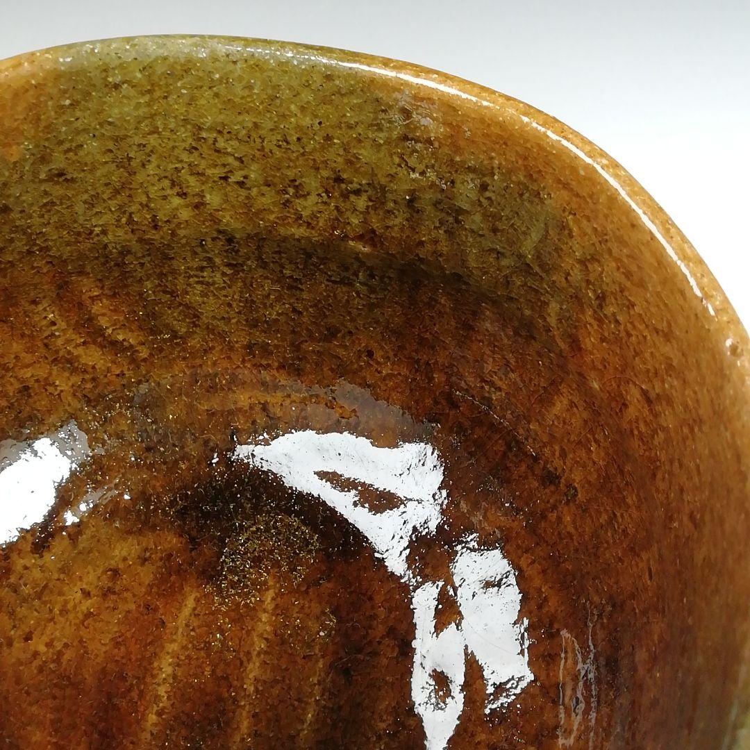 Ｗ２６６　茶碗　『大樋焼』『松雲窯　泉喜仙 造』　共箱　抹茶碗　茶道具