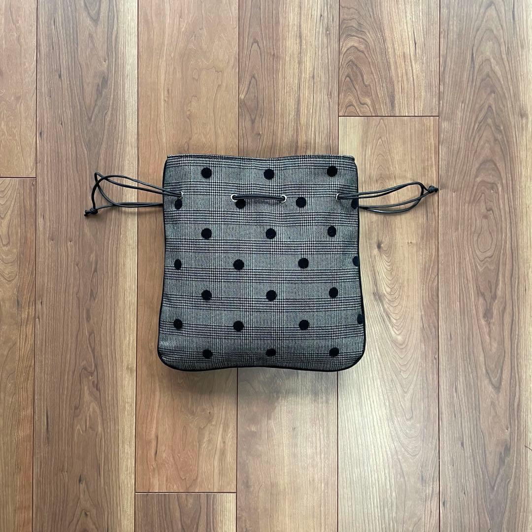 ハンドメイド ♡ フリルバッグ スカラップ巾着 フリル巾着