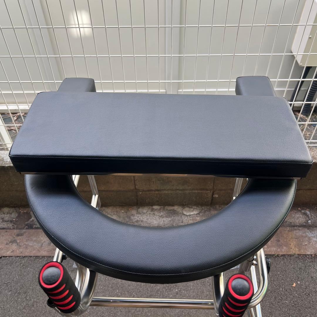 ［4110］座面付　U字型天板　歩行器　高さ調整可　耐荷重100kg