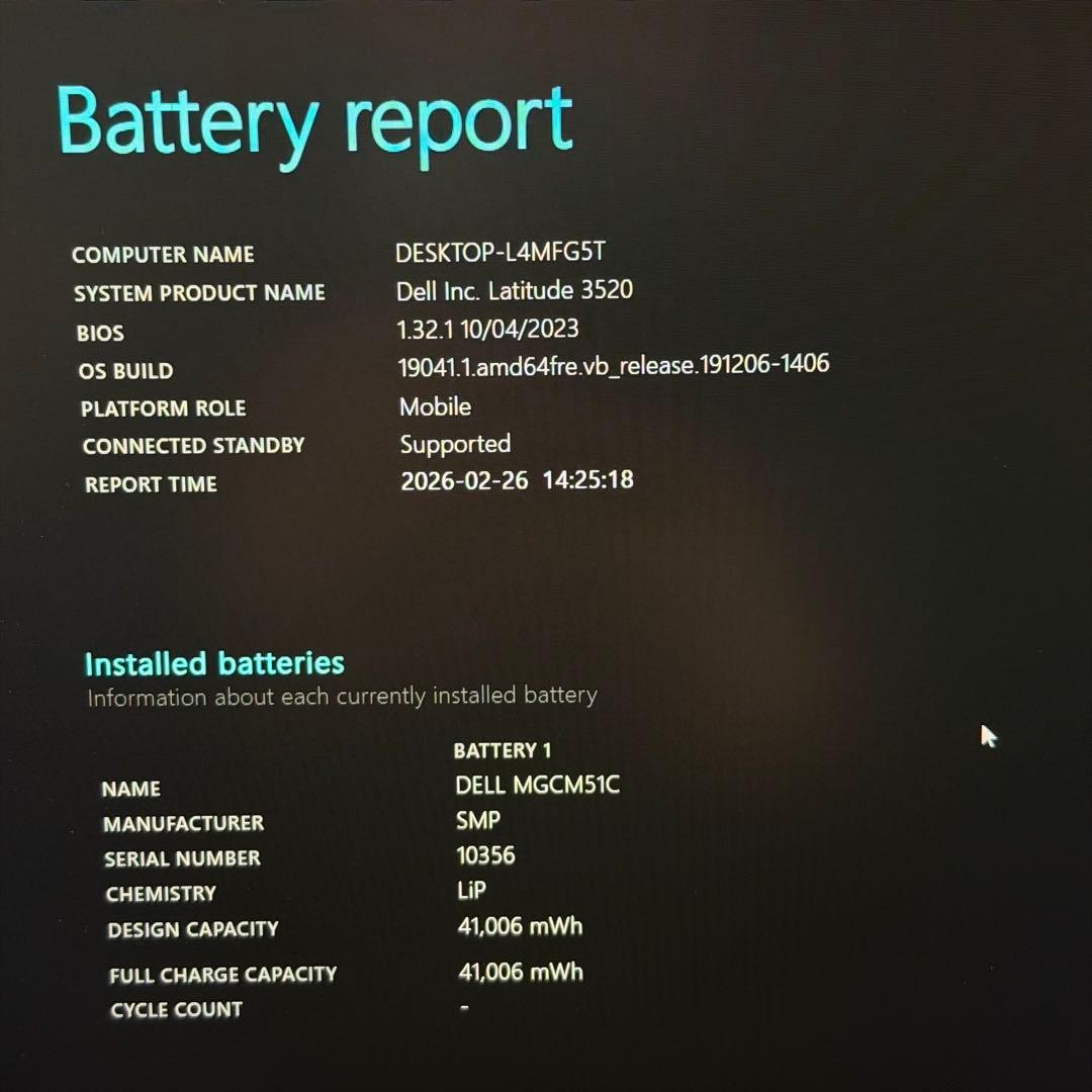 Windowsノート本体 05.Latitude3520 / i5-11/ 16GB/ 512GB