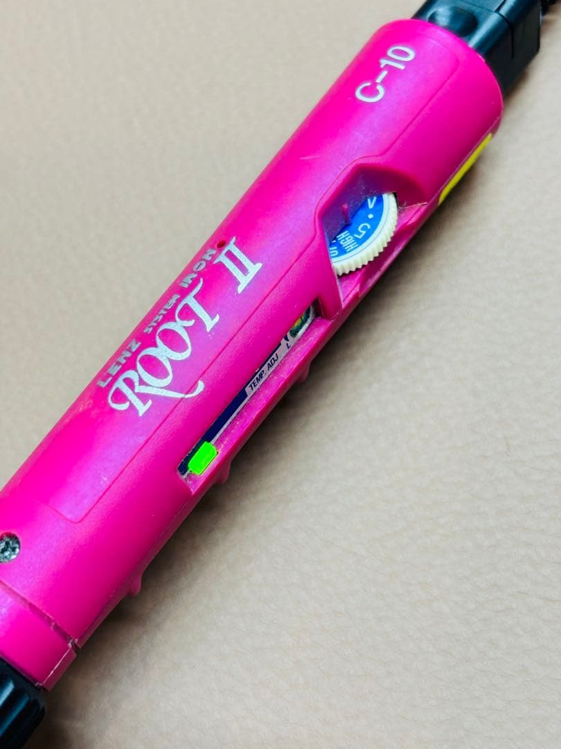 超美品　LENZ C-10元巻きレンツルートアイロン　理容アイロン　丸アイロン