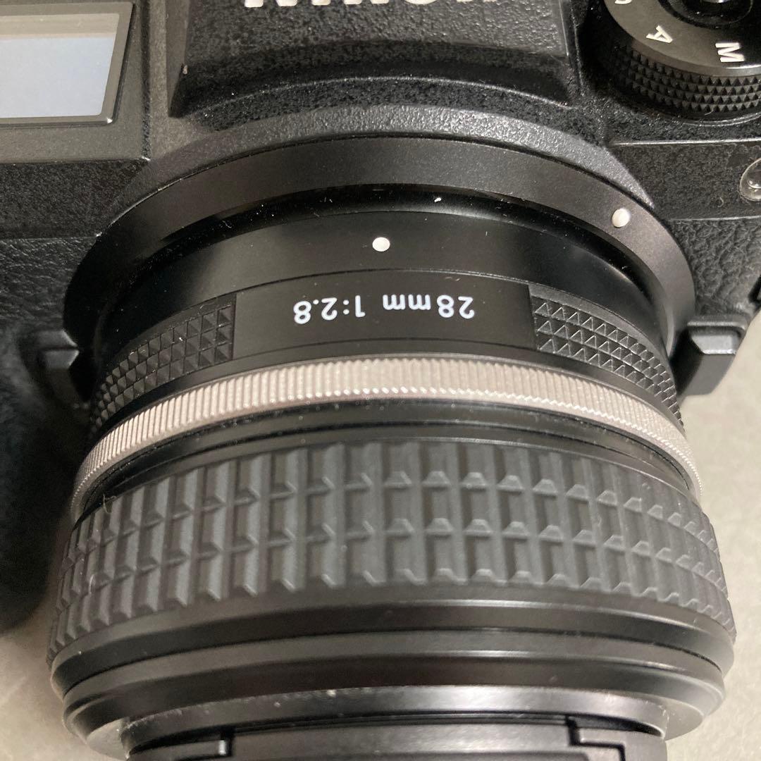 NikonZ6II ミラーレスカメラ レンズ 28mm f2.8 言語日本語なし