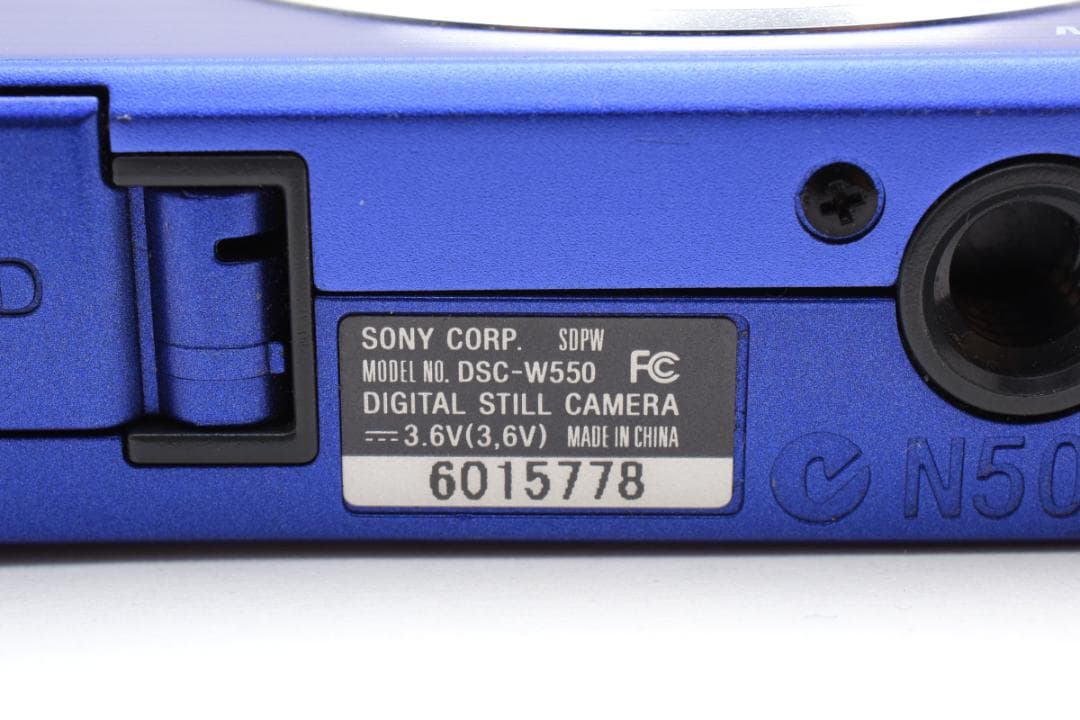 【美品】SONY Cyber-shot DSC-W550　ブルー　動作確認済