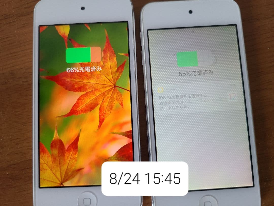 iPod touch 第６世代32GBシルバー ２台セットで！ジャンク扱いで