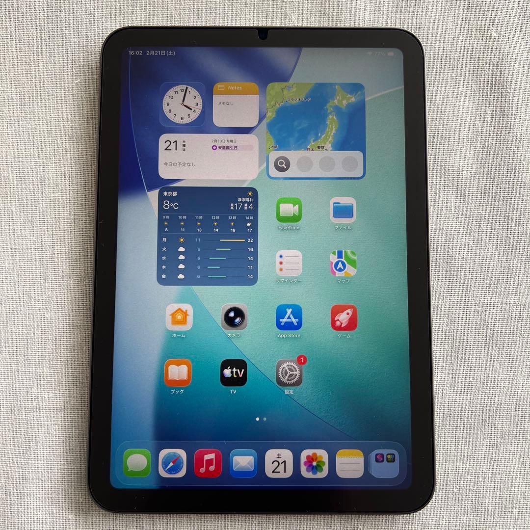 iPad mini 第６世代 Wi-fi 256GB スペースグレイ