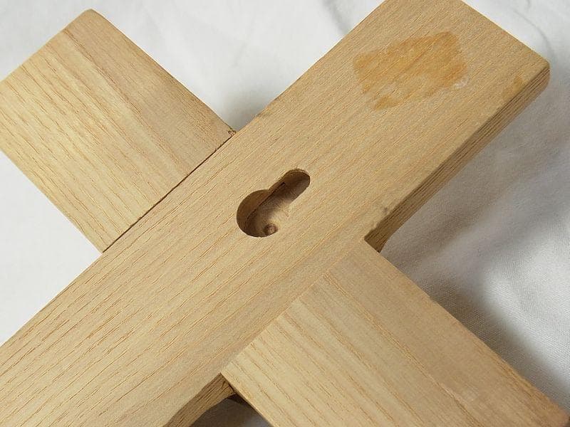 c1286【大型・壁掛け用】アメリカ ヴィンテージ クロス12.6×25.2cm