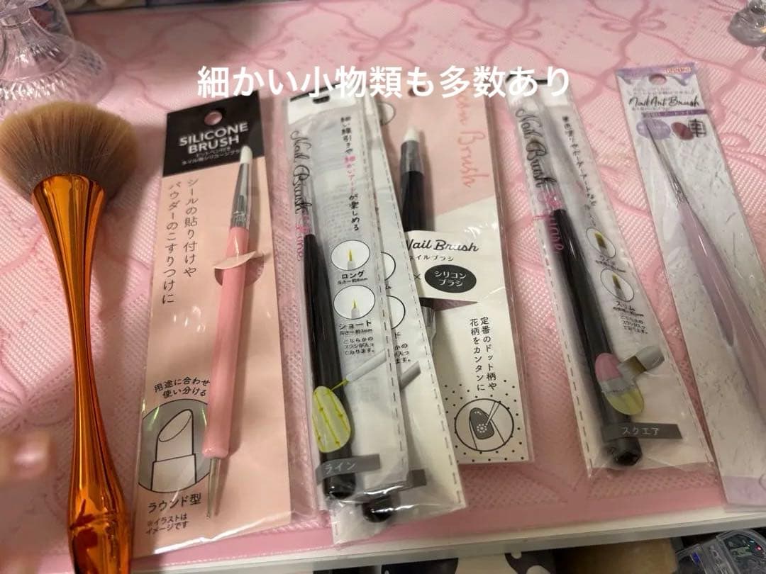 ネイル用品 まとめ売り 大量 ジェル パーツ シール セット 未使用あり