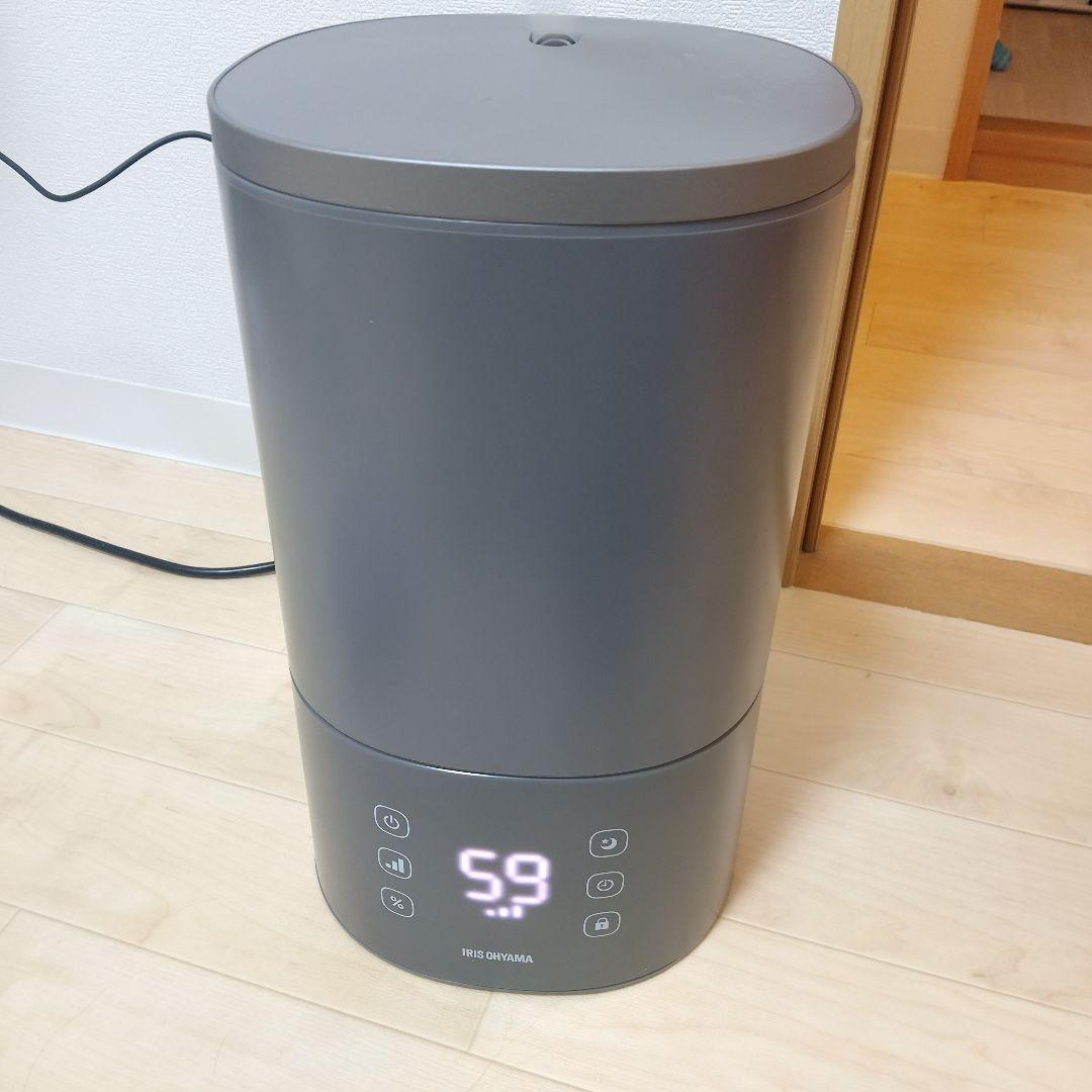 アイリスオーヤマ 上給水ハイブリッド加湿器 AHM-HU55A-H 2023年製