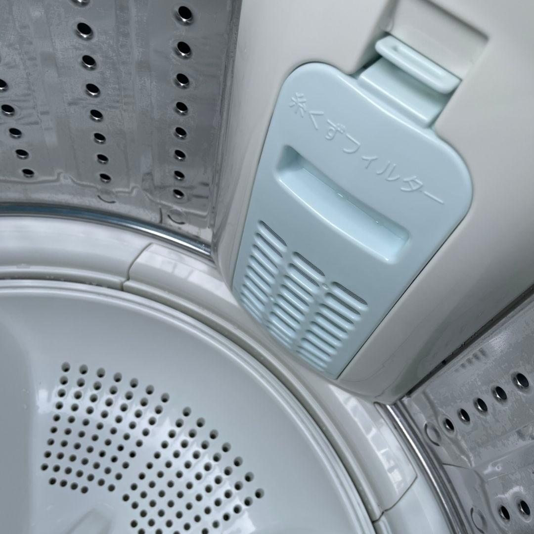日立2021年製7㎏全自動洗濯機 白い約束 美品 送料無料